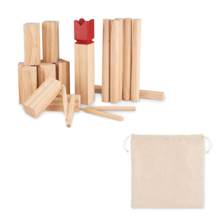 Jeu de lancer en bois de pin 34cm – plein air