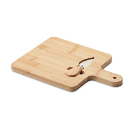 Plateau à fromage bambou format large 19,5cm
