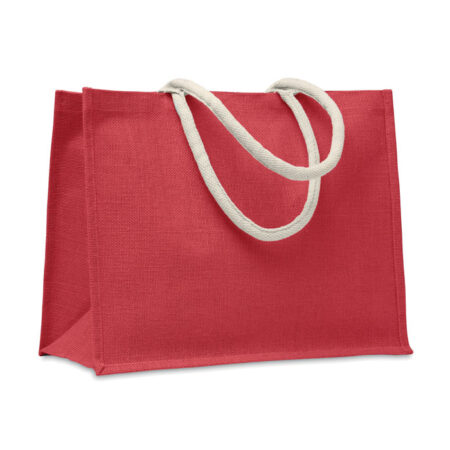Sac shopping jute naturel 20x34cm – vue 2