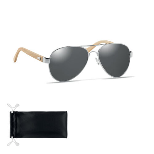 Lunettes de soleil monture bambou