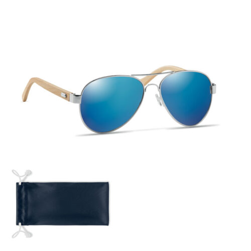 Lunettes de soleil monture bambou – vue 2