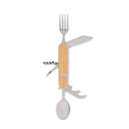 Kit couverts multifonctions inox réutilisables
