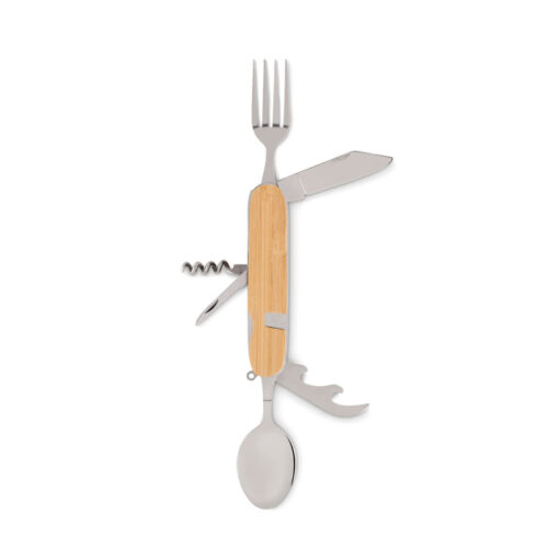 Kit couverts multifonctions inox réutilisables