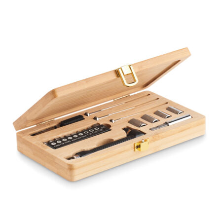 Kit 20 outils bricolage manche bambou