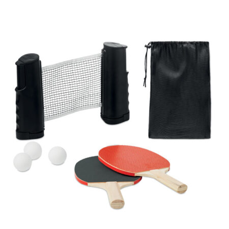 Set de tennis de table raquettes bois recyclé