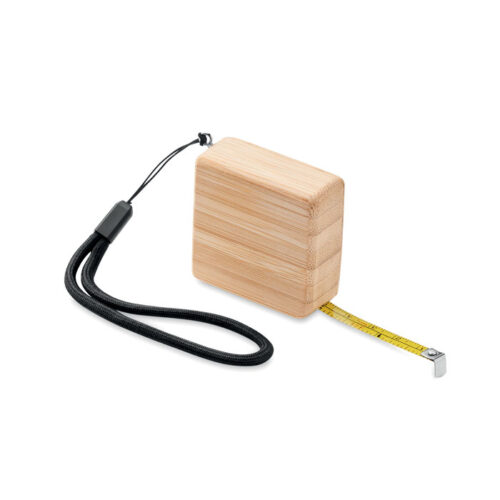 Mètre pliant 1m en bambou naturel