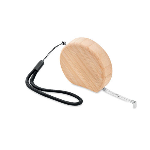Mètre à ruban 2m boîtier bambou naturel