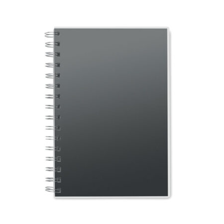 Carnet A5 spirales couverture RPET recyclé – vue 2