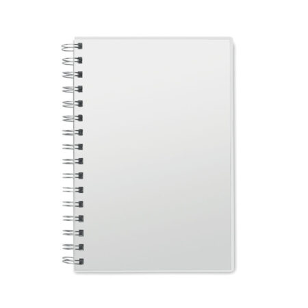 Carnet A5 spirales couverture RPET recyclé