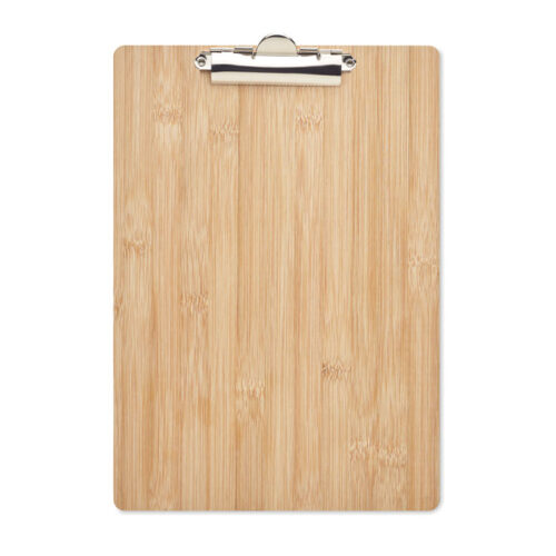 Porte-bloc clipboard A4 en bambou naturel