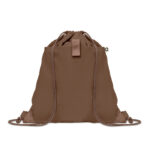 Sac à cordon 42cm en coton recyclé – vue 4