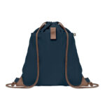 Sac à cordon 42cm en coton recyclé – vue 6