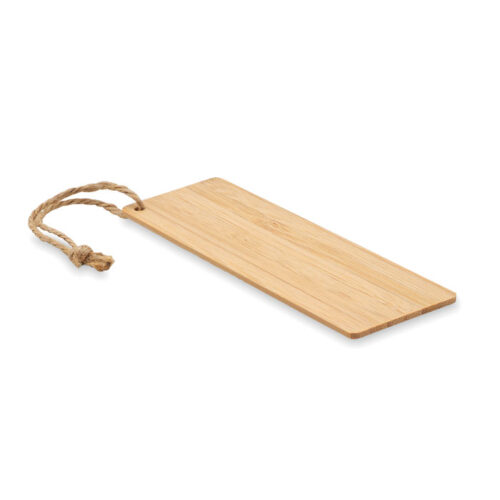 Marque-page fin en bambou gravable