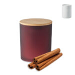 Bougie cire végétale pot verre 120g