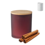 Bougie cire végétale pot verre 200g