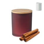 Bougie cire végétale pot verre 280g
