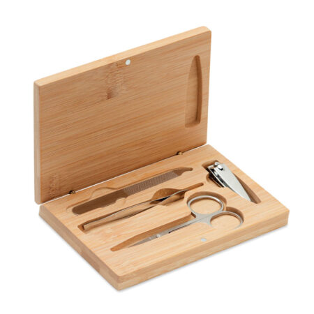 Set de manucure 4 pièces en bambou