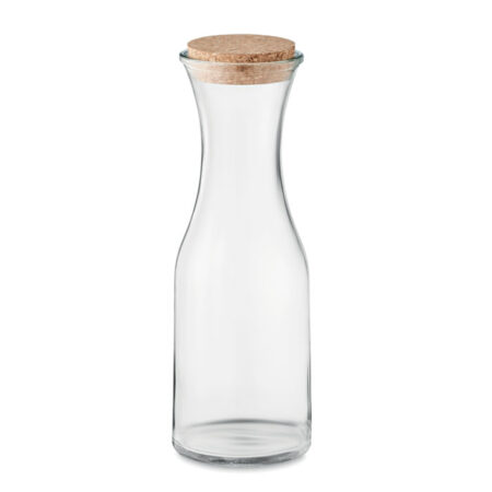 Carafe en Verre Recyclé et Couvercle en Liège - 1L