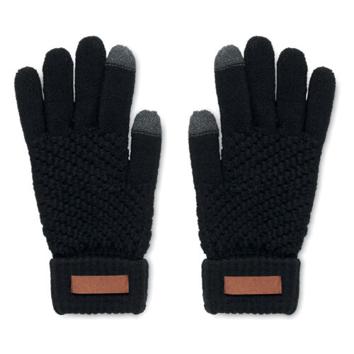 Gants tactiles hiver en RPET recyclé
