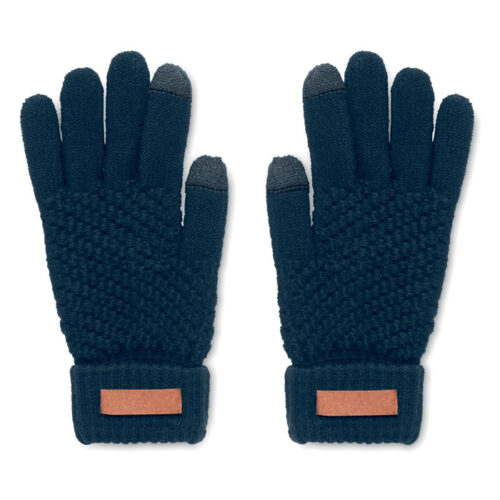 Gants tactiles hiver en RPET recyclé – vue 2