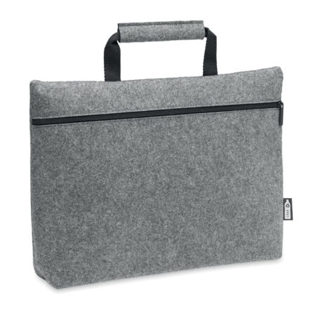 Pochette ordinateur feutre RPET recyclé – vue 2