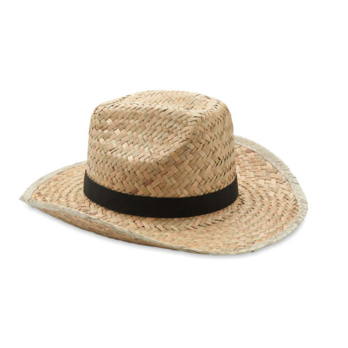 Chapeau de cow-boy paille naturelle 36cm