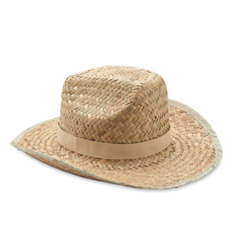 Chapeau de cow-boy paille naturelle 36cm – vue 2