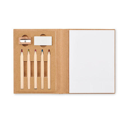 Set de dessin 60 feuilles papier recyclé