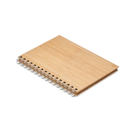 Carnet à spirale A5 couverture bambou
