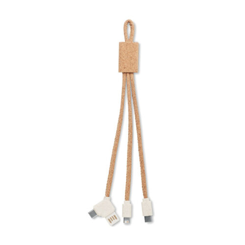 Câble de chargement USB gaine liège