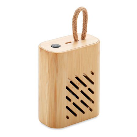 Enceinte Bluetooth sans fil bambou 3W