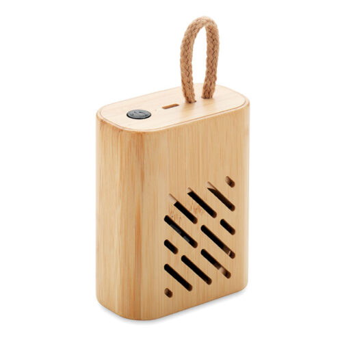 Enceinte Bluetooth sans fil bambou 3W