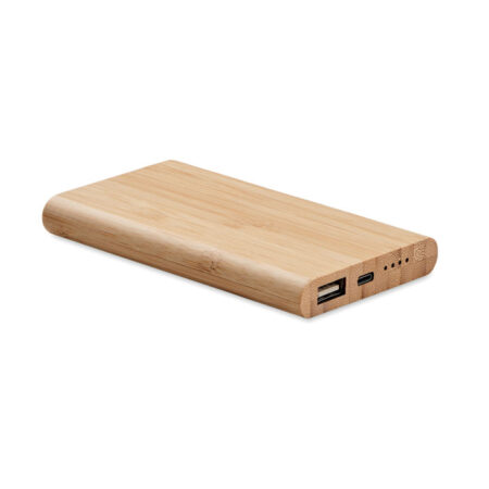 Powerbank 4000 mAh façade bambou