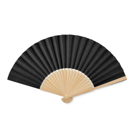 Éventail pliable en bambou naturel