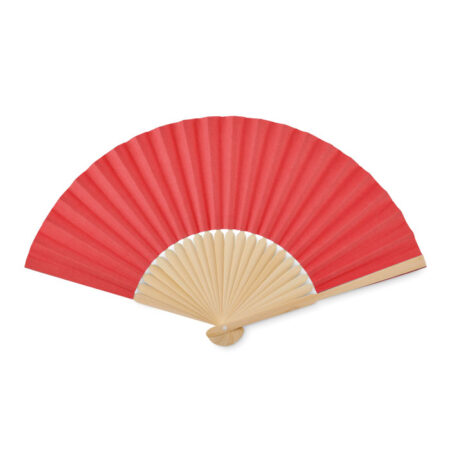 Éventail pliable en bambou naturel – vue 2