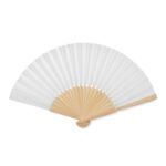 Éventail pliable en bambou naturel – Image 3
