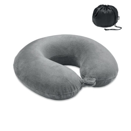 Oreiller de voyage gonflable RPET 210D recyclé