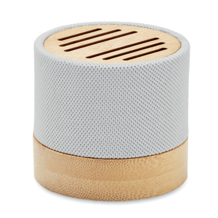 Enceinte sans fil bambou et RPET recyclé – vue 2
