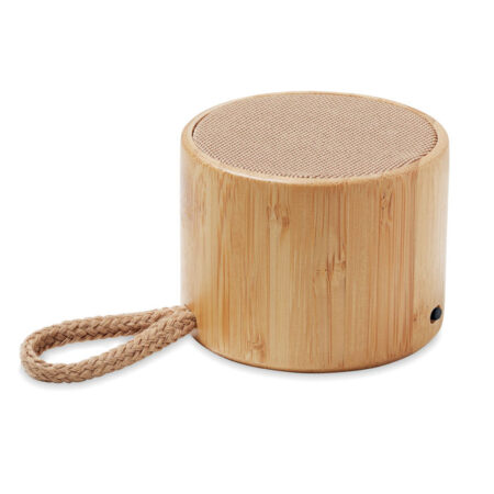 Enceinte sans fil bambou certifiée