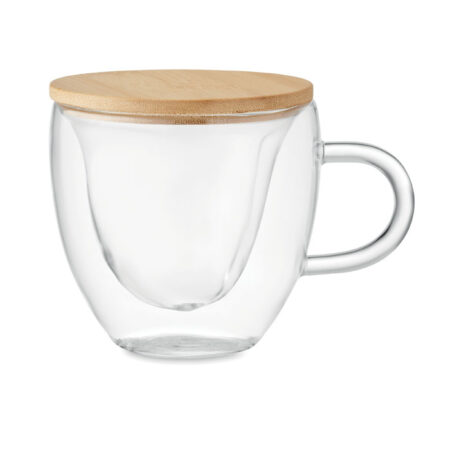 Tasse double paroi verre borosilicaté