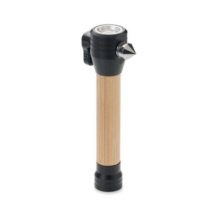 Marteau d'urgence 3 en 1 en bambou