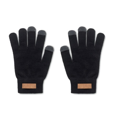 Gants tactiles connectés en RPET recyclé