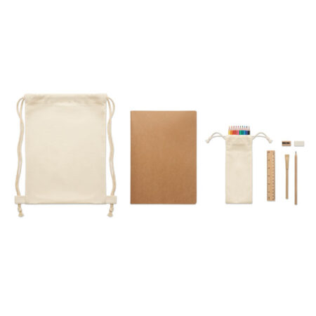 Set de coloriage enfant en coton recyclé