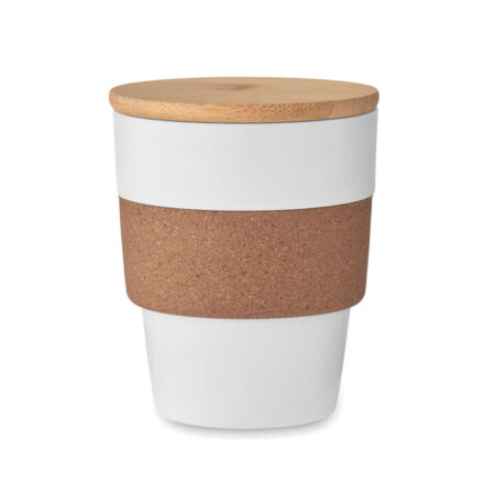 Gobelet réutilisable 300ml bambou naturel – vue 2