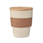 Gobelet réutilisable 300ml bambou naturel – Image 3