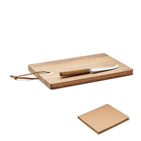 Plateau de service fromages bois acacia 26cm