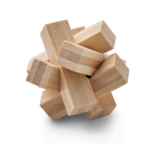 Casse-tête étoile bambou recyclé 4,5cm