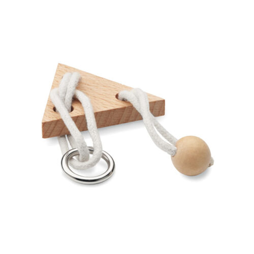 Casse-tête triangle bois naturel 5,5cm