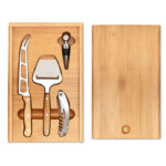 Set fromage & vin bambou grand format