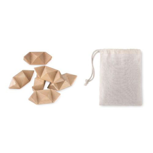 Casse-tête en bois naturel 5cm